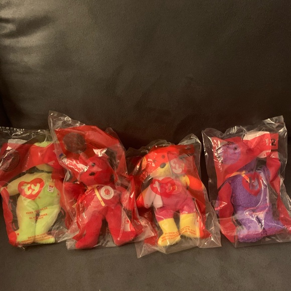 birdie the bear beanie baby